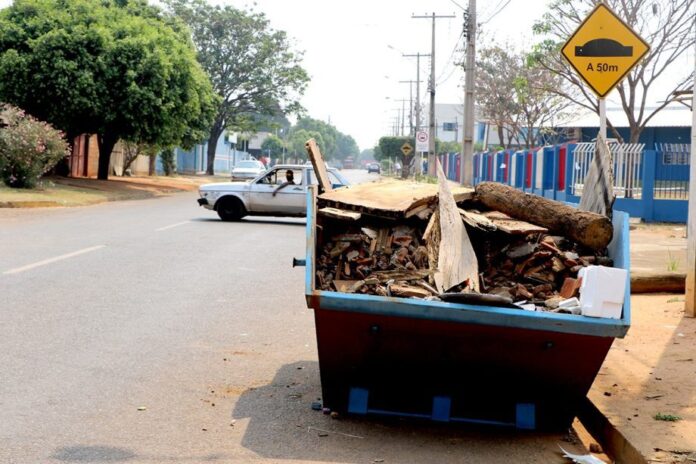 Caçambas do Mutirão da Limpeza seguem no Vila Nova até 14 de dezembro