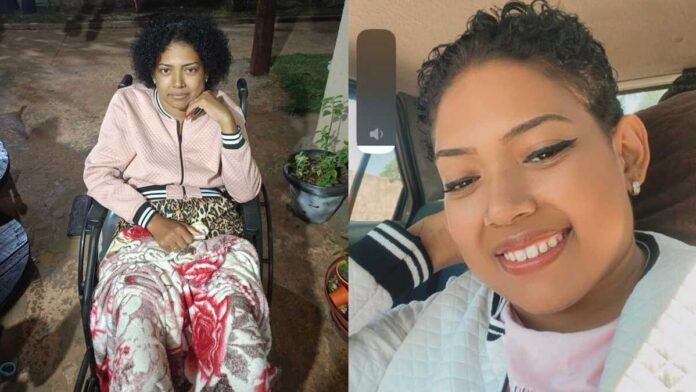 Com câncer e nódulo que a deixou sem movimentos, Andressa depende de doações para voltar a andar