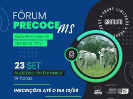 Fórum Precoce MS voltado para responsáveis técnicos está com inscrições abertas