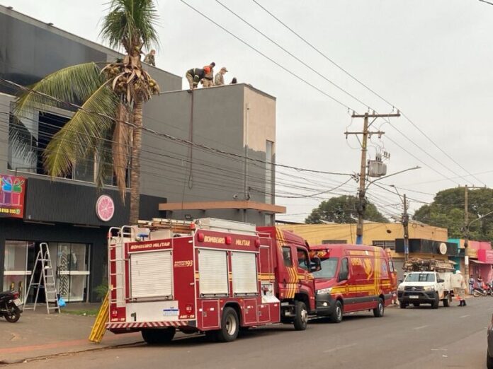 JD1TV AGORA: Bombeiros montam operação para resgatar pintor eletrocutado no Aero Rancho