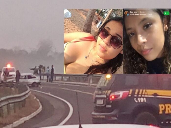 Jovem bêbado bate carro em guard rail e mata duas adolescentes em Brasilândia