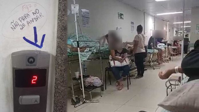 Jovem denuncia superlotação e pacientes nos corredores no Hospital Regional (vídeo)