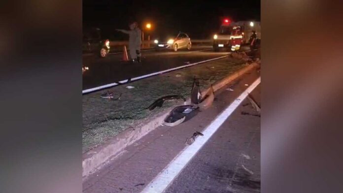 Motociclista entra na contramão, bate de frente com caminhonete e morre em Dourados