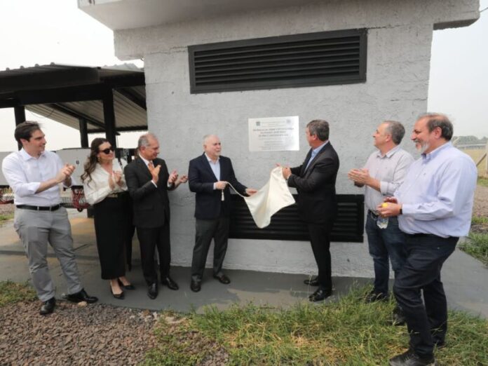 Riedel e presidente do TJMS inauguram Usina Fotovoltaica da Gameleira