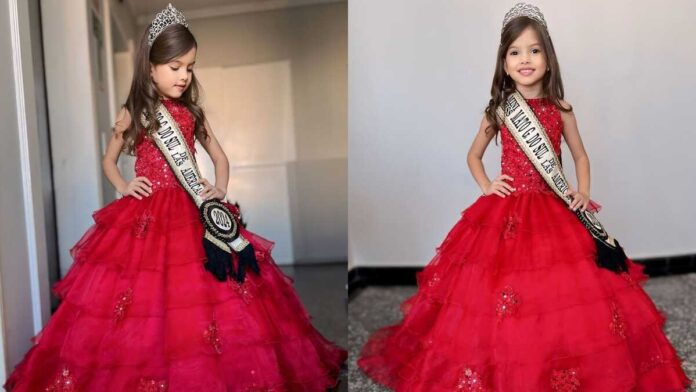 Aclamada Mini Miss, Cecília representará Mato Grosso do Sul em concurso Miss Brasil