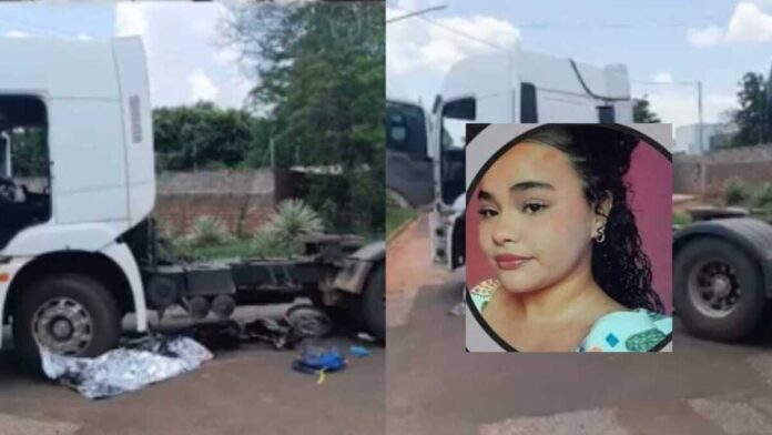 Escola suspende aulas após morte de aluna em acidente com caminhão