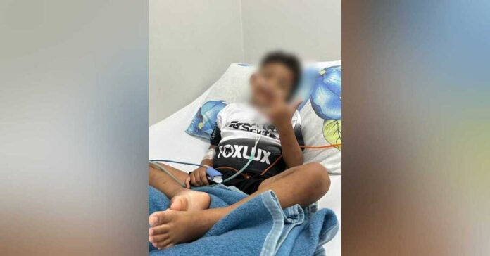Família consegue transferir de criança com suspeita de pneumonia