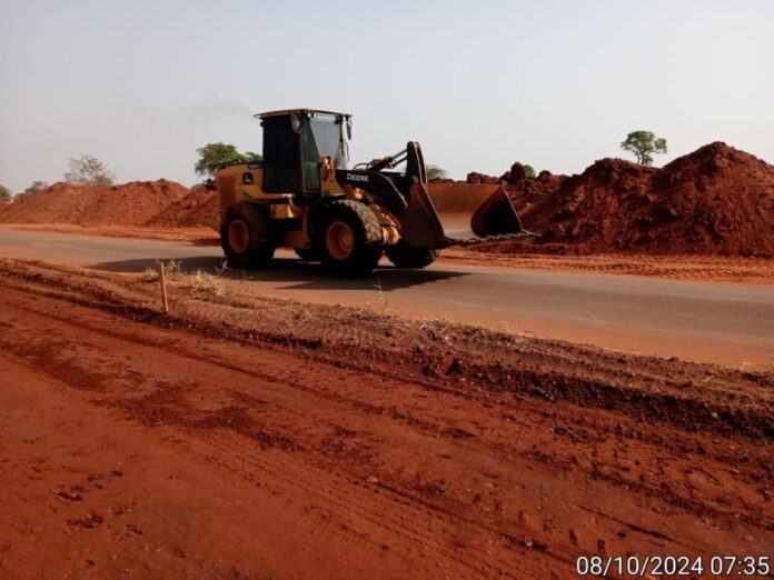 Mais um trecho da avenida de acesso ao Balneário está sendo duplicada pela Prefeitura de Três Lagoas