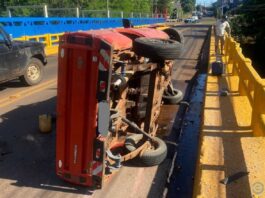 Motorista bêbado vai preso após capotar carro e fugir do local em Costa Rica