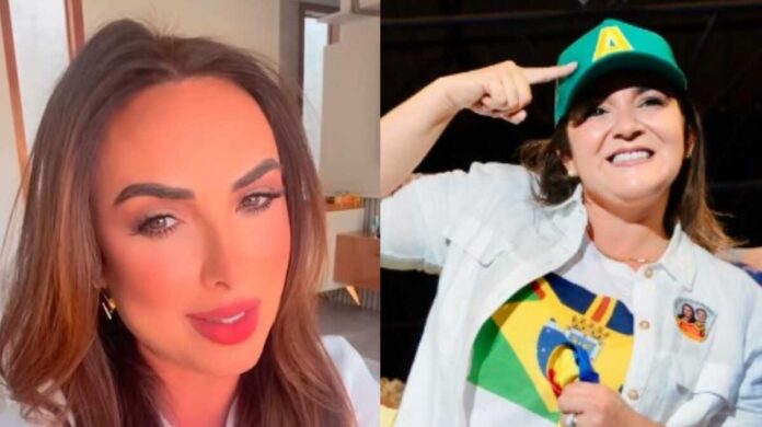 Nicole Bahls pede voto em Adriane Lopes: 'é minha prima, tem coração gigante' (vídeo)