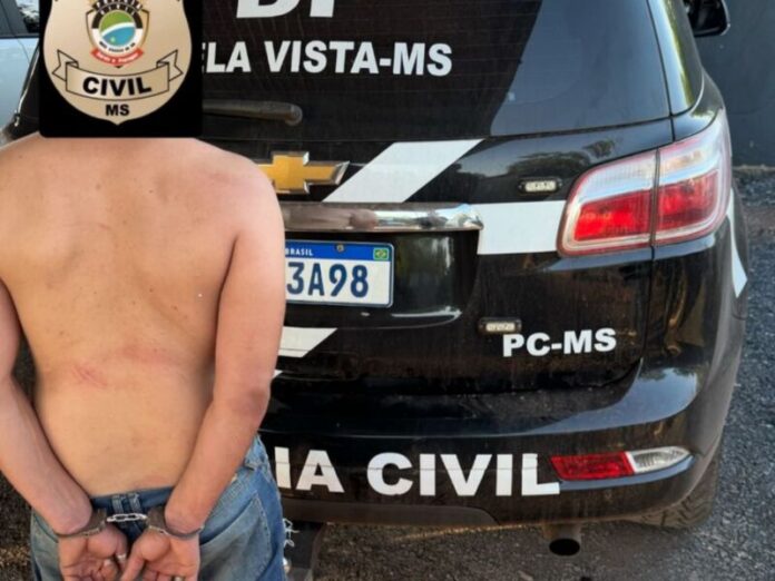 Polícia resgata mulher em cárcere e prende marido em Bela Vista