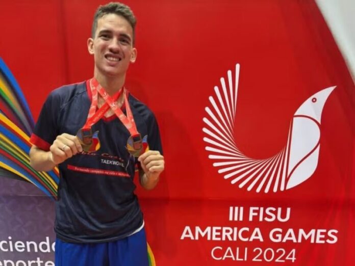 Atleta sul-mato-grossense conquista ouro em Taekwondo nos Jogos Universitários
