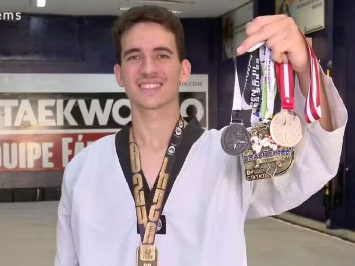 Atleta sul-mato-grossense se prepara para torneio de Taekwondo na Colômbia