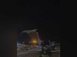 Bombeiros são acionados para atender acidente com carretas na BR-163 (vídeo)
