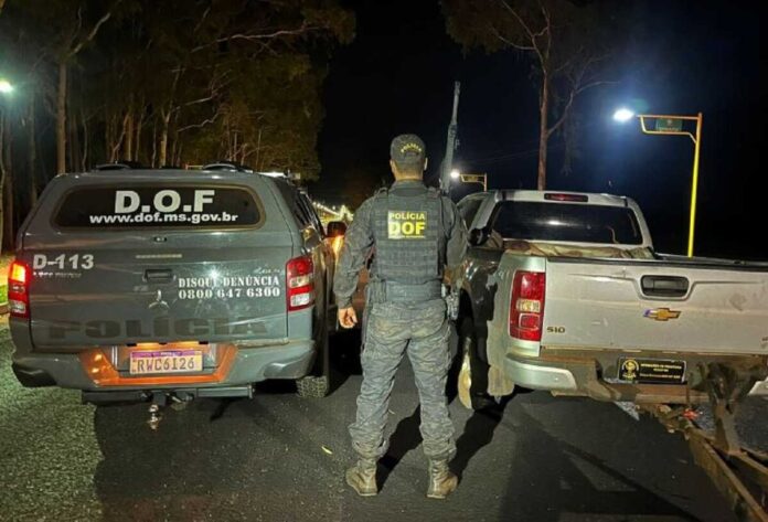 Caminhonete tomada em assalto no Paraná é achada em área rural de Japorã