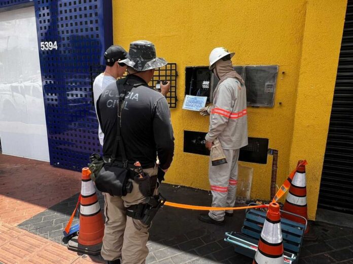 Empresa é alvo da polícia por fraude em energia elétrica no Centro de Campo Grande