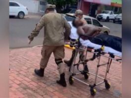 Jovem é baleado enquanto almoçava no centro de Coxim