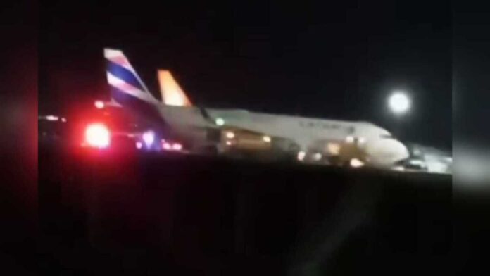 Movimentação da PF em aeroporto chama atenção com escolta de avião em Campo Grande (vídeo)