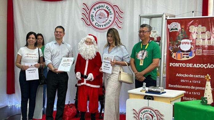 Representando a Câmara, vereador Otávio Trad participa da abertura da campanha “Papai Noel dos Correios”