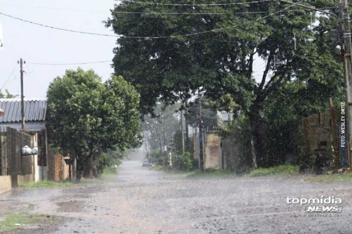 Tá avisado! Frente fria traz chuvas ao MS de terça a quinta-feira