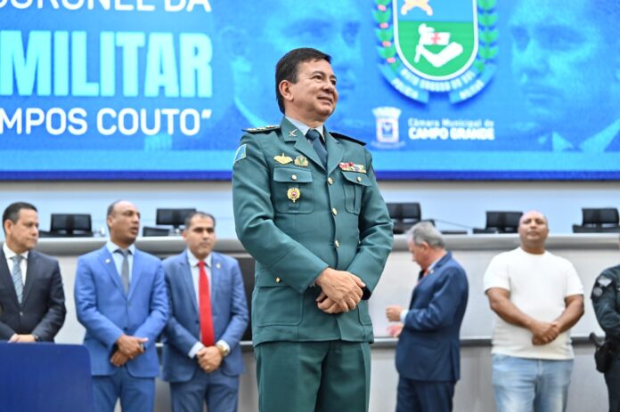 Vereador Coronel Villasanti realiza Sessão Solene Medalha Mérito Legislativo Tenente Coronel da Polícia Militar Benedito Campos Couto