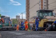 Prefeitura investe mais de R$ 5 mi em recapeamento da Norte-Sul