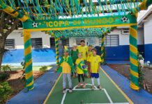 Copa do Mundo inspira projeto de integração em escola de Rochedinho
